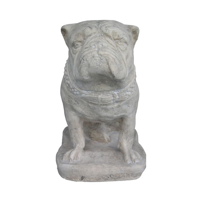 Bulldogge Antik lebensgroß Dekorationsfigur