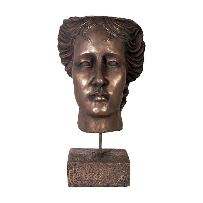 Kopf auf Sockel lebensgroß Dekorationsfigur