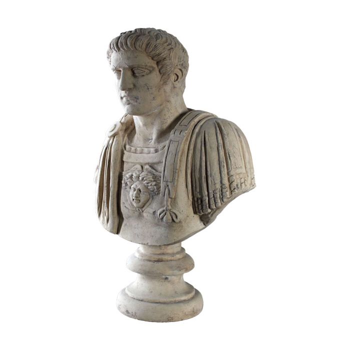 Gladiator Büste lebensgroß Dekorationsfigur