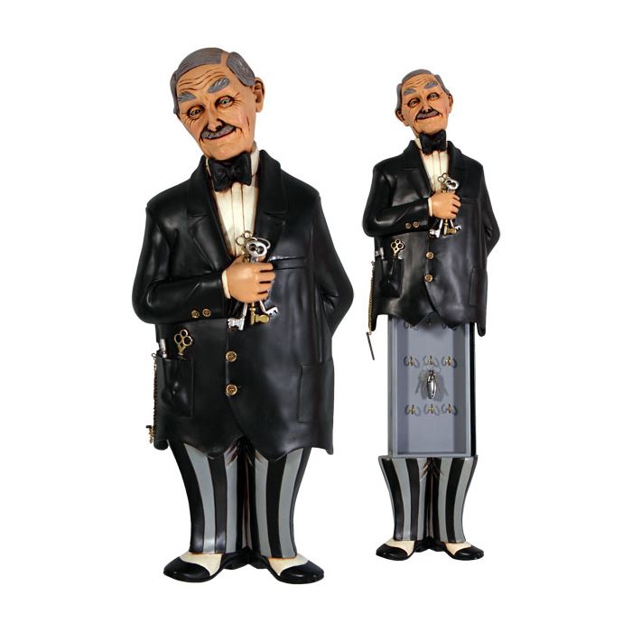 Butler Schlüsselhalter verkleinert Dekorationsfigur