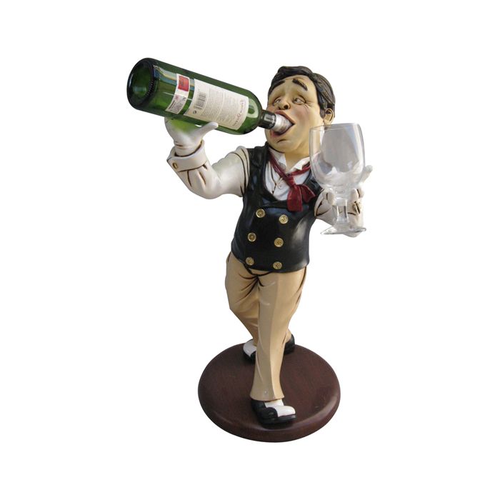 Sommelier Flaschenhalter verkleinert Dekorationsfigur