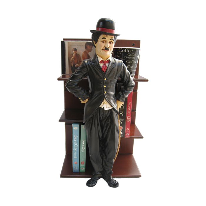Charlie Chaplin als CD Halter verkleinert Aufbewahrung