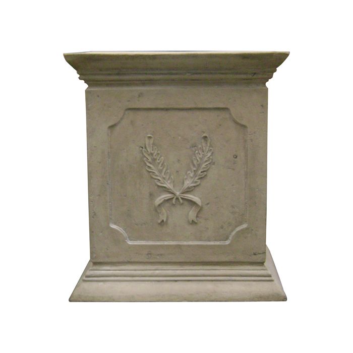Base mit Blättern lebensgroß Dekorationsfigur