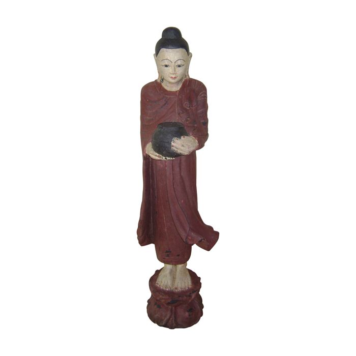 Buddhistischer Mönch verkleinert Dekorationsfigur