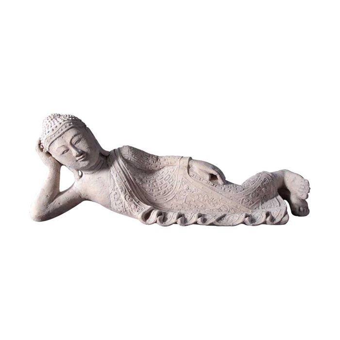 liegender Buddha verkleinert Dekorationsfigur