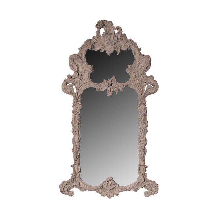 Rococo Spiegel mit Gemälde keine Angabe Spiegel