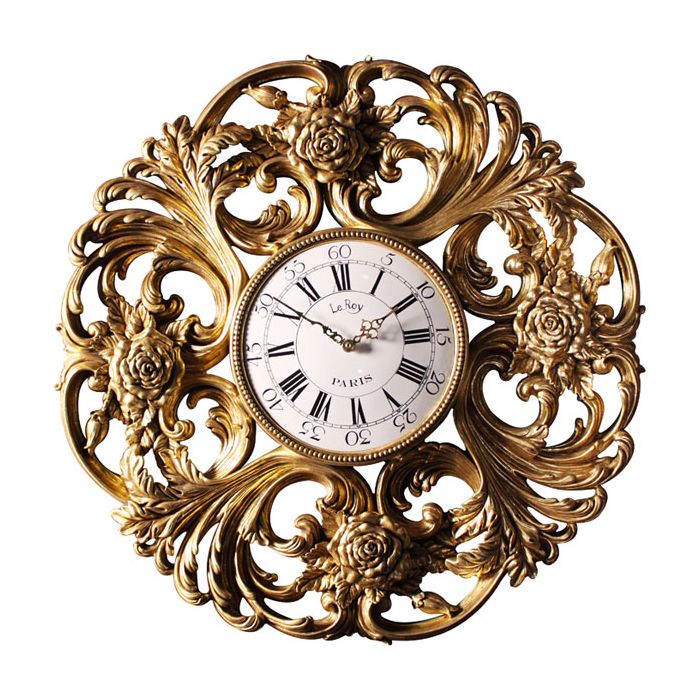 Wanduhr - verflochtene Rosen keine Angabe Uhr
