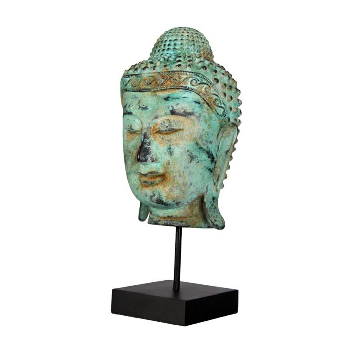 Buddhakopf auf Base verkleinert Dekoköpfe & Büsten