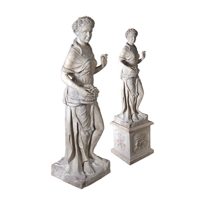 Vier Jahreszeiten - Frühling Statue lebensgroß Deko- & Werbefigur
