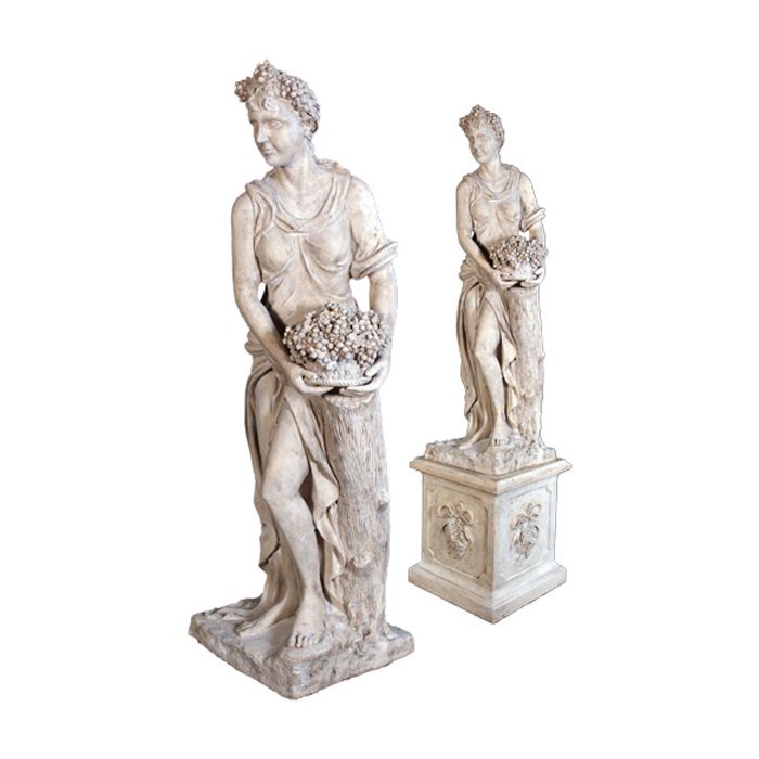 Vier Jahreszeiten - Herbst Statue lebensgroß Deko- & Werbefigur