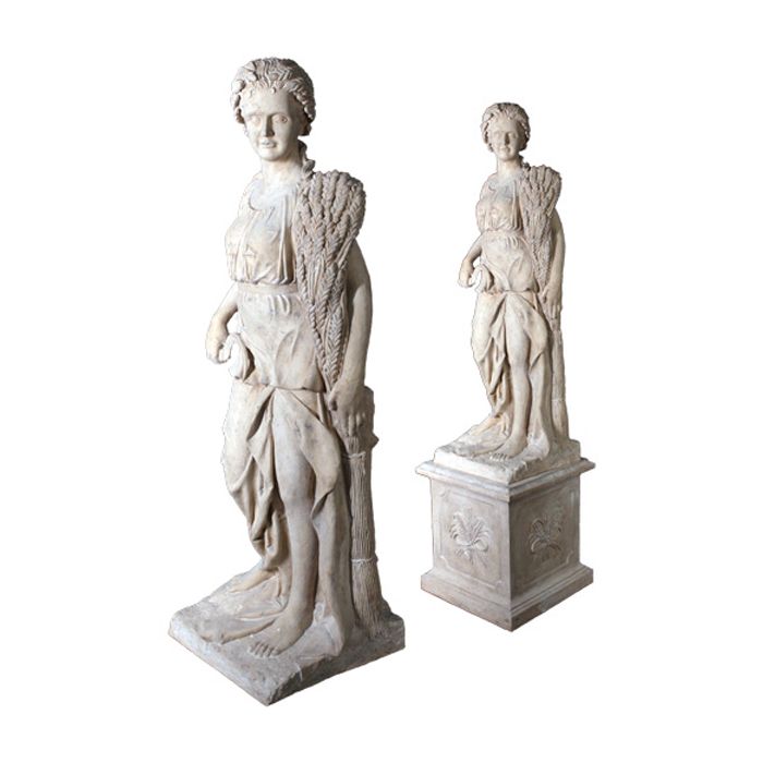 Vier Jahreszeiten - Sommer Statue lebensgroß Dekorationsfigur