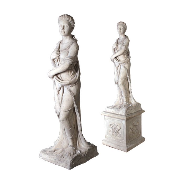 Vier Jahreszeiten - Winter Statue lebensgroß Deko- & Werbefigur