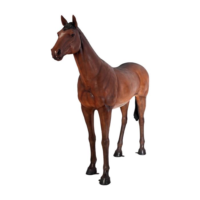 stehendes Pferd lebensgroß Deko- & Werbefigur