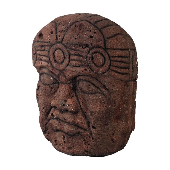 Maya - Olmec Kopf groß verkleinert Deko- & Werbefigur