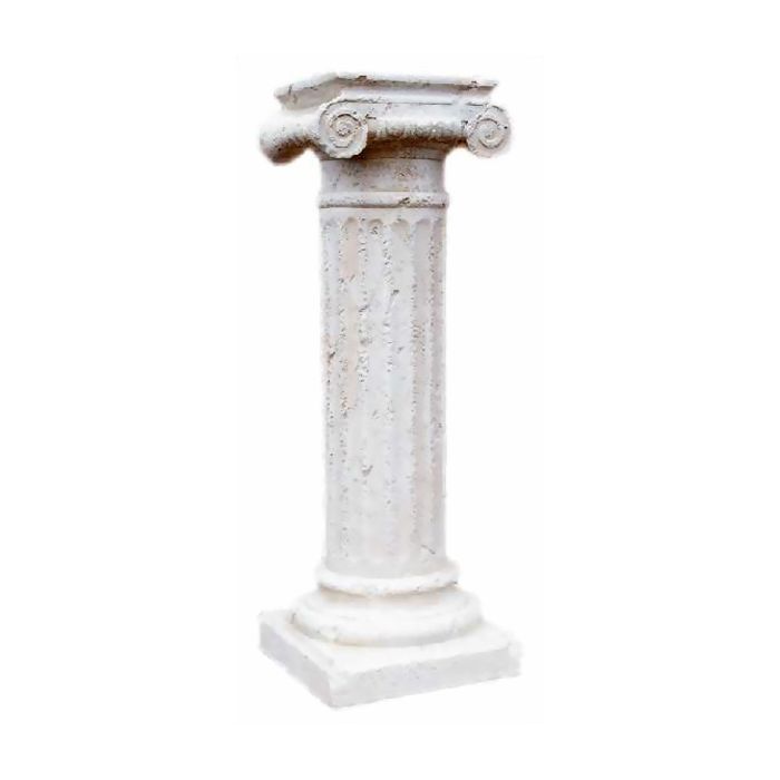 Säule mit Schneckenkapitell lebensgroß Säule