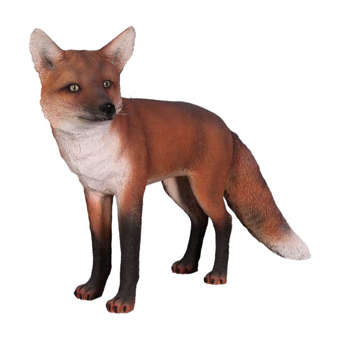 roter Fuchs lebensgroß Dekorationsfigur