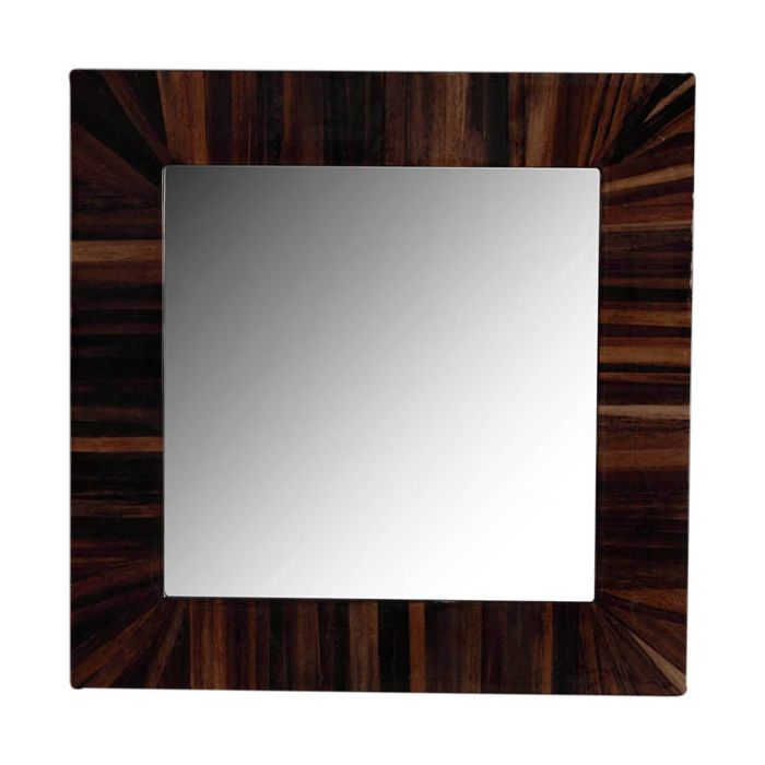 Quadratischer Spiegel Holzoptik keine Angabe Spiegel