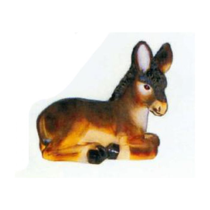 liegender Esel verkleinert Dekorationsfigur