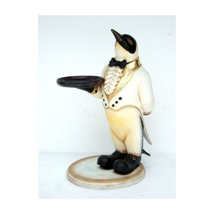 Pinguin Butler lebensgroß Dekorationsfigur