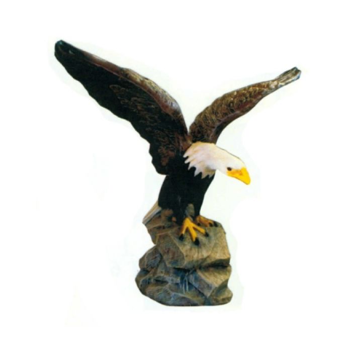 Weißkopfseeadler breitet Flügel aus lebensgroß Dekorationsfigur