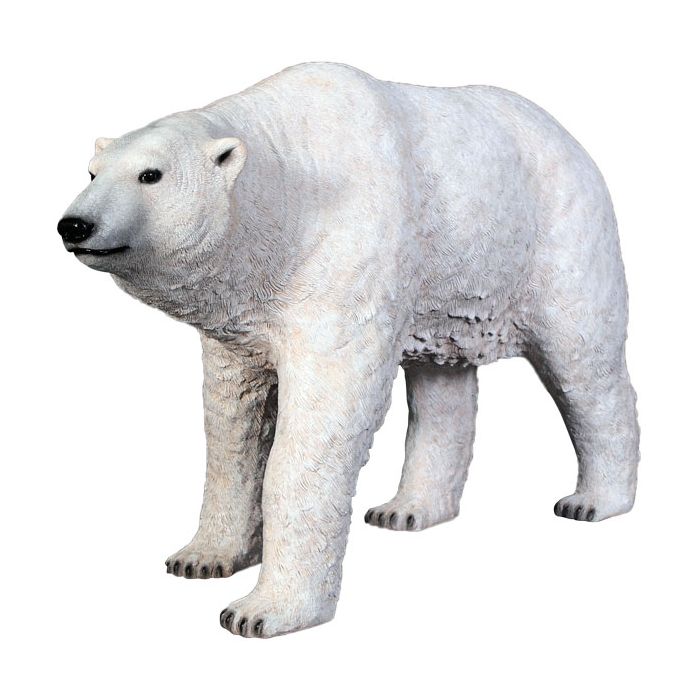 Polarbär laufend lebensgroß Deko- & Werbefigur