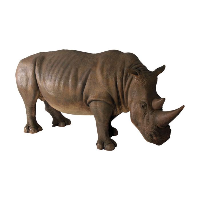 Rhinoceros Nashorn lebensgroß Deko- & Werbefigur