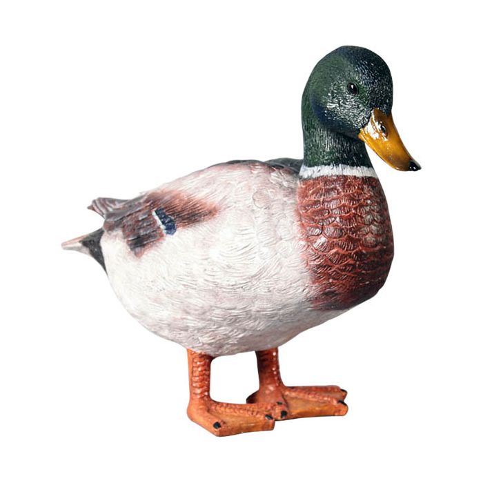 Ente männlich lebensgroß Dekorationsfigur