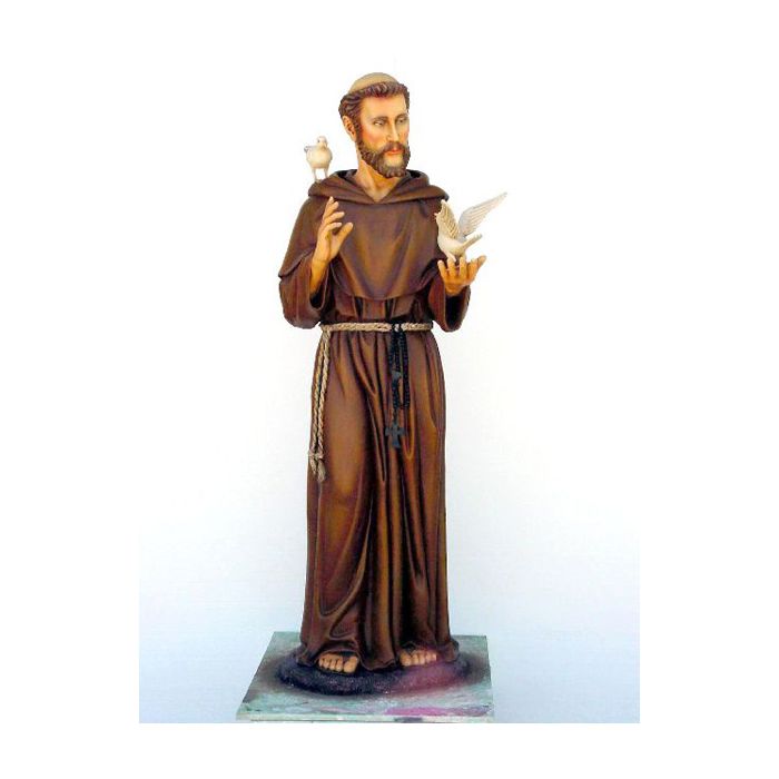 Franz v. Assisi lebensgroß Deko- & Werbefigur