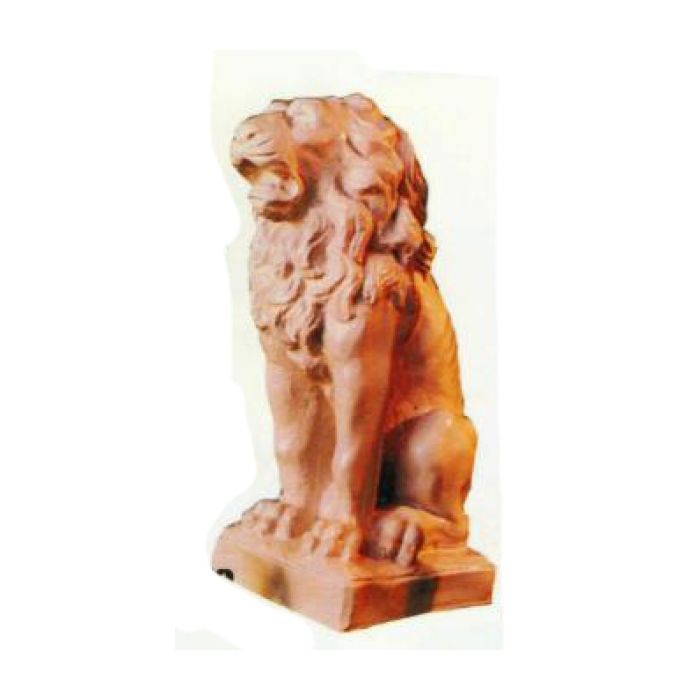 antiker Löwe in Steinoptik verkleinert Dekorationsfigur