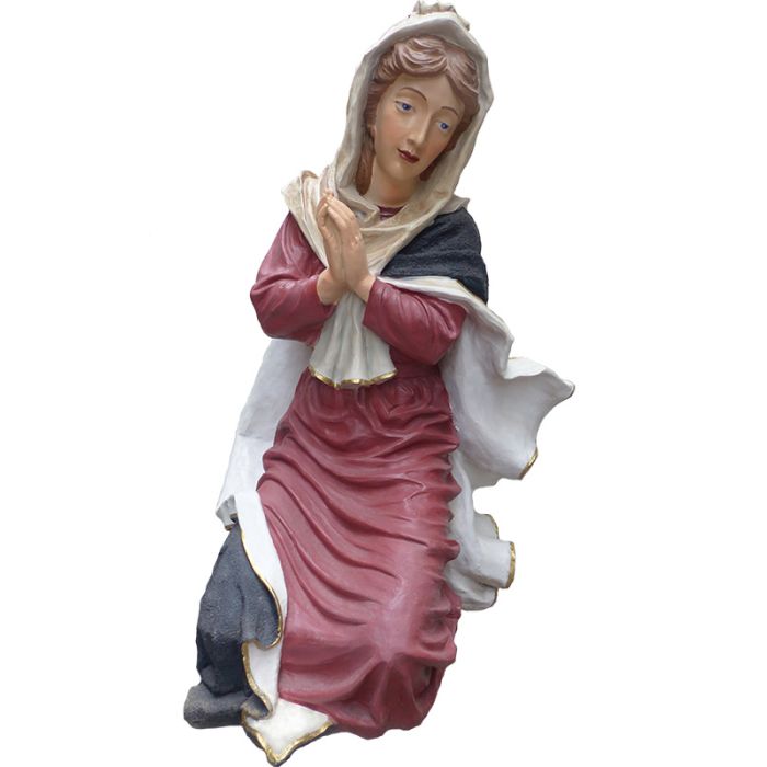 Maria hockend in Gebetshaltung verkleinert Dekorationsfigur