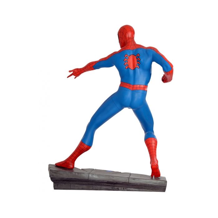 Spiderman Comic mit Steinbase - Marvel Life-Size lebensgroß Deko- & Werbefigur