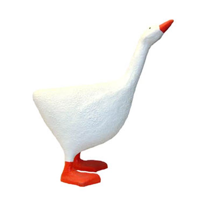 Gans lebensgroß Dekorationsfigur