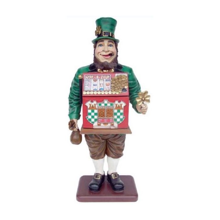 Kobold mit Spielautomat lebensgroß Deko- & Werbefigur