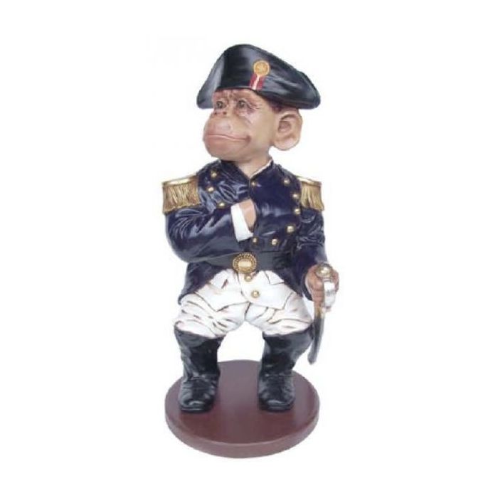 Napoleon Affe lebensgroß Dekorationsfigur