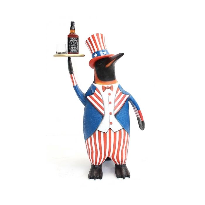 Butler Pinguin amerika lebensgroß Deko- & Werbefigur