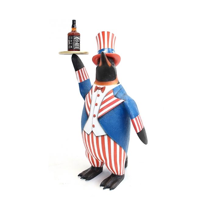 Butler Pinguin amerika lebensgroß Deko- & Werbefigur