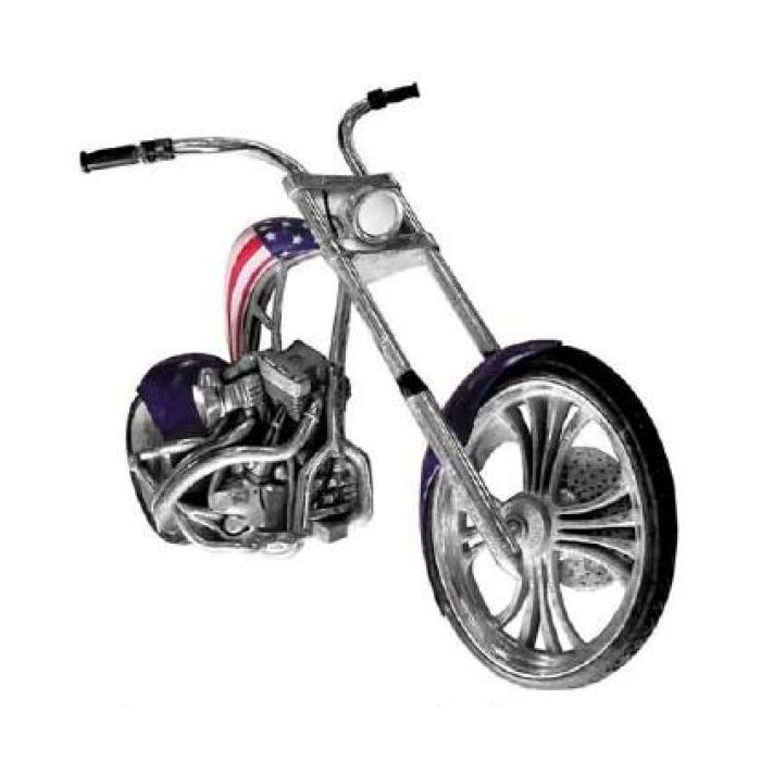 Amerikanisches Custom-Bike für Wandmontage verkleinert Dekorationsfigur