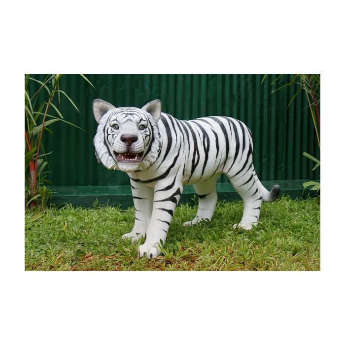Weißer Tiger lebensgroß Deko- & Werbefigur