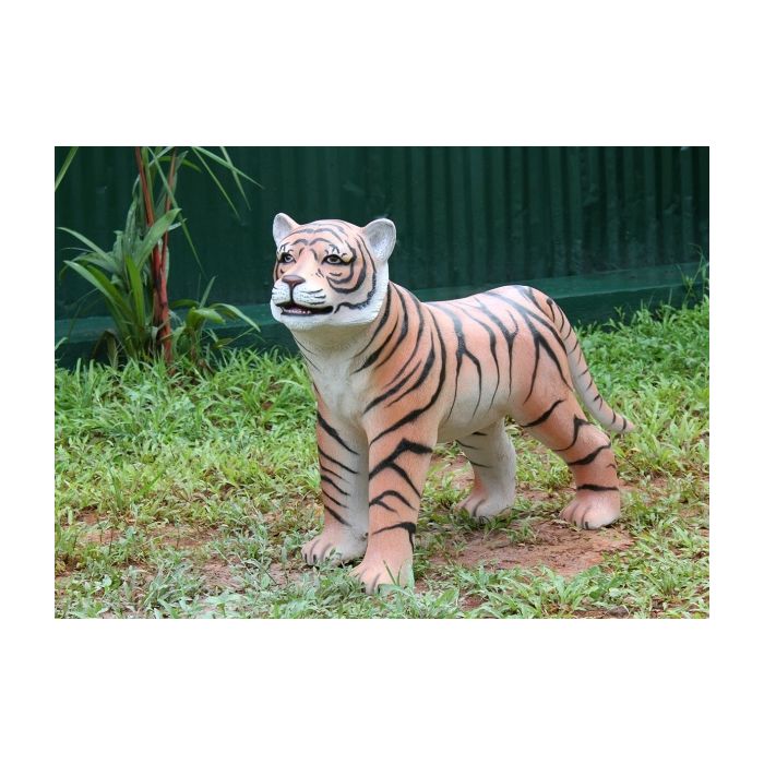 BabyTiger stehend lebensgroß Dekorationsfigur