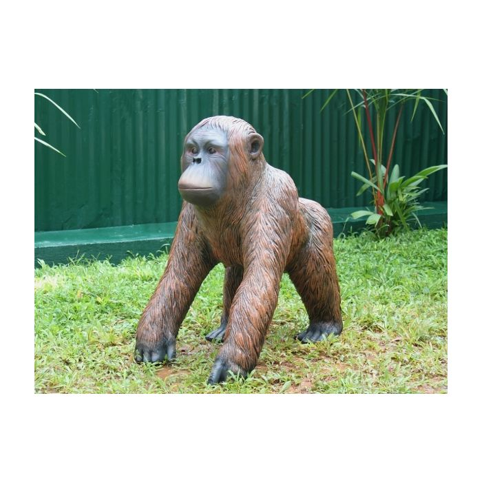 Orangutan lebensgroß Dekorationsfigur