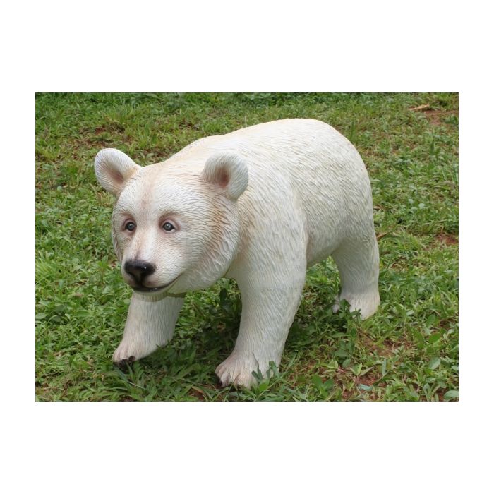 BabyPolarbär lebensgroß Dekorationsfigur