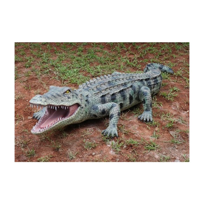 Krokodil lebensgroß Deko- & Werbefigur