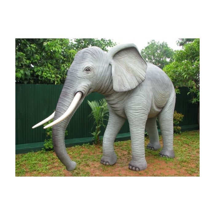 Elefant lebensgroß Deko- & Werbefigur