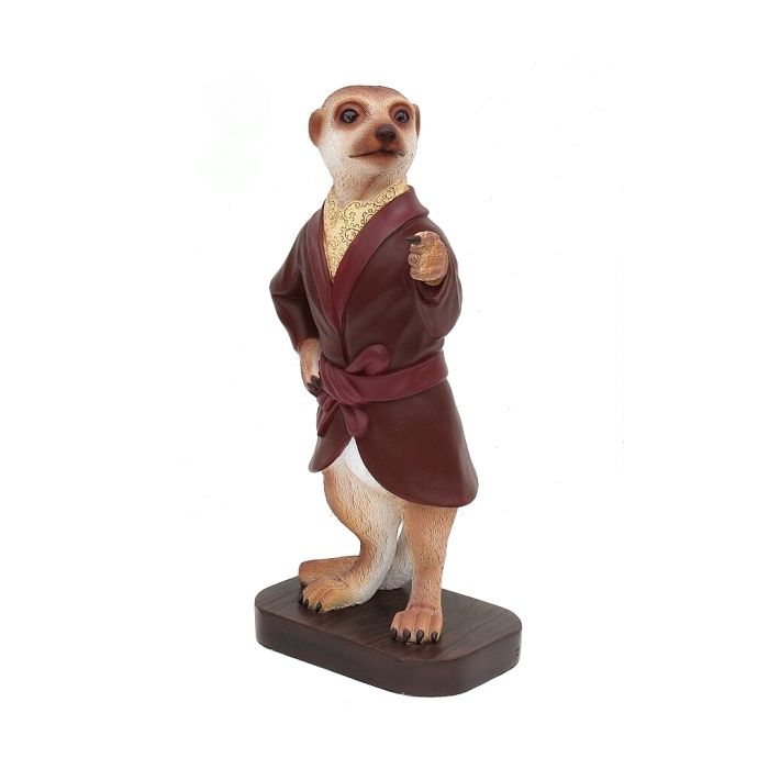 Erdmännchen lebensgroß Dekorationsfigur
