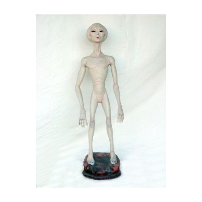 Großer Alien lebensgroß Dekorationsfigur