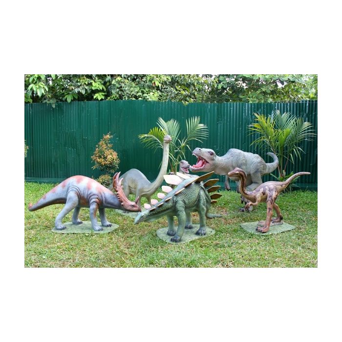 Dinosaurier klein 5 Stück lebensgroß Deko- & Werbefigur