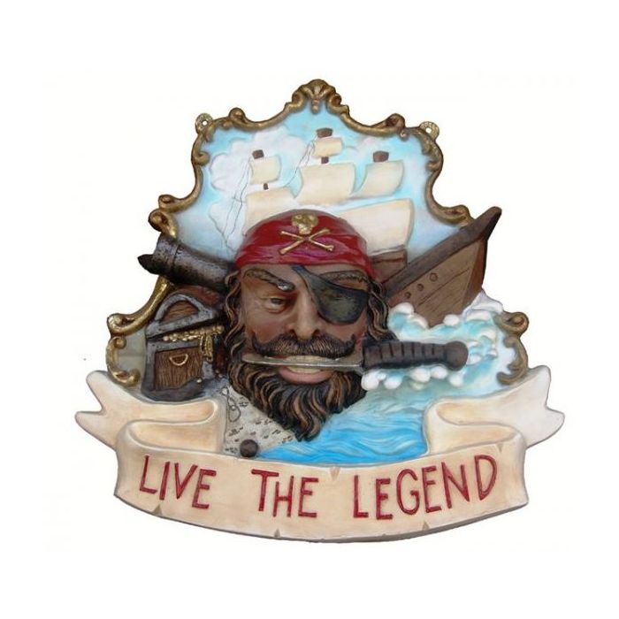 Live the Legend Schild verkleinert Schild