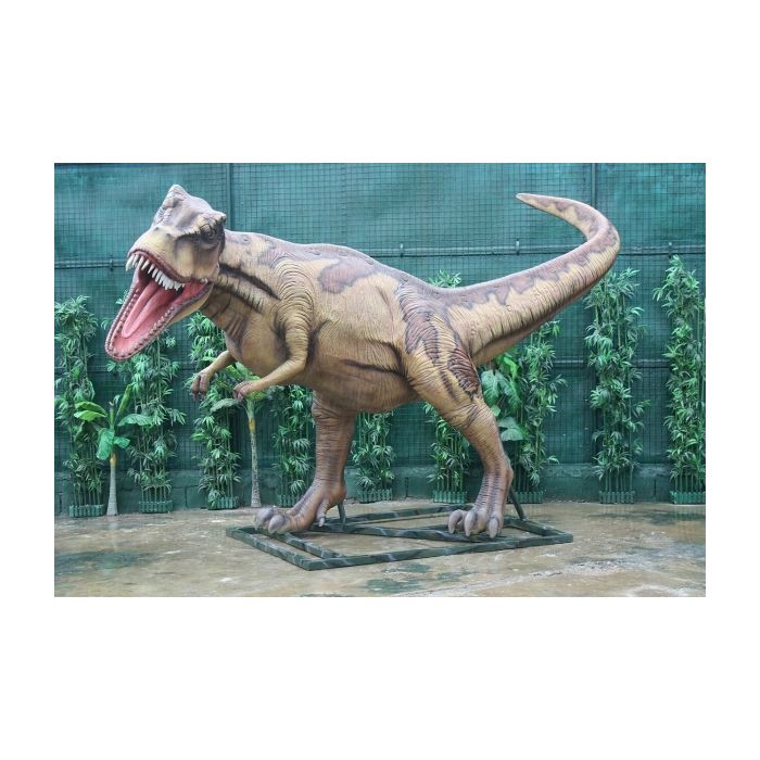 Dinosaurier Tyrannosaurus braun lebensgroß Deko- & Werbefigur