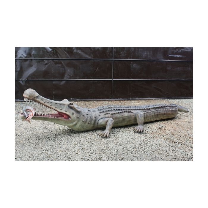 Dinosaurier Sarcosuchus lebensgroß Deko- & Werbefigur