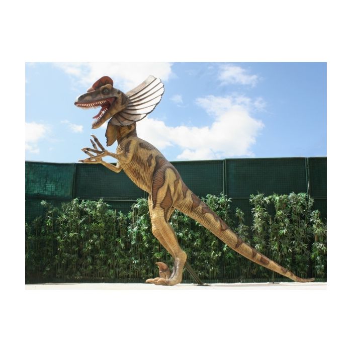 Dinosaurier Dilophosaurus lebensgroß Deko- & Werbefigur